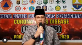 Juru Bicara (Jubir) Gugus Tugas Percepatan Penanganan dan Pencegahan Covid-19 Provinsi Jambi, Johansyah 