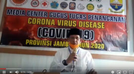 Juru Bicara (Jubir) Gugus Tugas Percepatan Penanganan dan Pencegahan Covid-19 Provinsi Jambi, Johansyah 