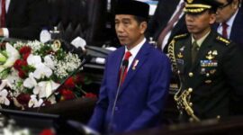 Presiden Joko Widodo (Jokowi) mengumumkan gaji PNS resmi naik mulai 2024. (FOTO : Kompas TV.)