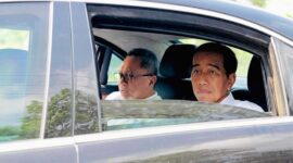 Jokowi menekankan pentingnya perbaikan infrastruktur jalan untuk mendukung mobilitas orang dan barang. Dia menyampaikan biaya logistik akan tergantung pada infrastruktur yang ada. (Foto: Laily Rachev - Biro Pers Sekretariat Presiden/Liputan6)