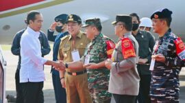 Presiden Joko Widodo Akan Tinjau Pasar dan Sejumlah Ruas Jalan di Lampung, Jumat, 5 Mei 2023. [FOTO : Sekretariat Presiden]