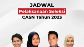 Jadwal Pelaksanaan Seleksi dan Rekrutmen CPNS atau Calon Aparatur Sipil Negara (CASN) Untuk Tahun 2023. GRAFIS : Ist/Net