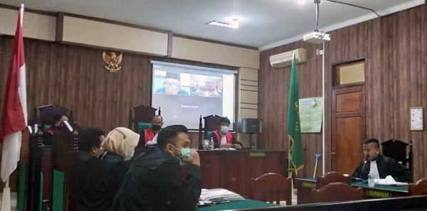 Ruang Sidang di Pengadilan Negeri Tanjung Jabung Barat. FOTO : Ist