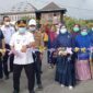 Al Haris Resmikan Jalan Simpang Danau Pauh Menuju Desa Rantau Kermas Jangkat, Jumat (18/2/22). FOTO : benuanews