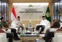 Dahnil Anzar Simanjuntak, Juru Bicara Menteri Pertahanan (Menhan) RI, Prabowo Subianto silaturrahim ke kantor DPP LDII di Jakarta, pada Kamis (6/7/23). Foto: LINES.