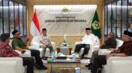 Dahnil Anzar Simanjuntak, Juru Bicara Menteri Pertahanan (Menhan) RI, Prabowo Subianto silaturrahim ke kantor DPP LDII di Jakarta, pada Kamis (6/7/23). Foto: LINES.
