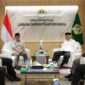 Dahnil Anzar Simanjuntak, Juru Bicara Menteri Pertahanan (Menhan) RI, Prabowo Subianto silaturrahim ke kantor DPP LDII di Jakarta, pada Kamis (6/7/23). Foto: LINES.