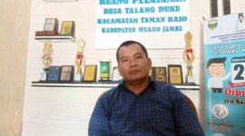 Kepala Desa Talang Duku Kecamatan Taman Rajo, Muslim S.Ag. FOTO : Noval