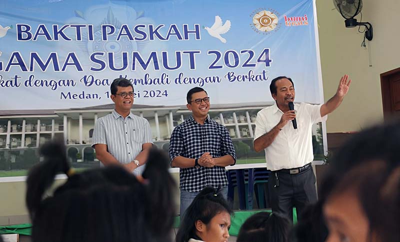 Kagama Sumut Dorong Anak-anak SLB Karya Tulus Raih Mimpi: Menuju UGM. [FOTO : Gunawan H]