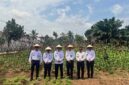 Kakanwil Ditjenpas Jambi Pastikan Program Ketahanan Pangan dan Monitor Kebun Sayur Lapas Kelas IIB Muara Tebo. FOTO : HMS