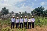 Kakanwil Ditjenpas Jambi Pastikan Program Ketahanan Pangan dan Monitor Kebun Sayur Lapas Kelas IIB Muara Tebo. FOTO : HMS