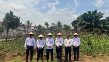 Kakanwil Ditjenpas Jambi Pastikan Program Ketahanan Pangan dan Monitor Kebun Sayur Lapas Kelas IIB Muara Tebo. FOTO : HMS