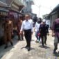 Tim Penilai Saat Mengunjungi Kampung Bebas dari Narkoba yang dibentuk di wilayah hukum Polres Tanjab Barat di Kelurahan Kampung Nelayan, Senin (11/9/23). FOTO : Dhea

