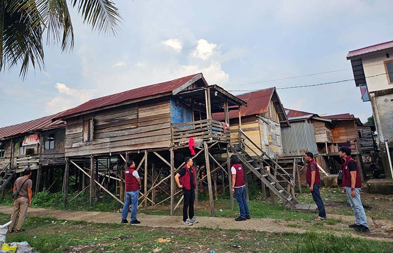 Ditresnarkoba Polda Jambi Razia di Pulau Pandan Agar Bersih dari Narkoba. FOTO : Viryzha