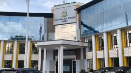 Gedung Kantor Kejaksaan Tinggi Jambi. FOTO : Ist