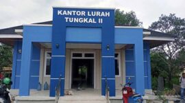 Bangunan Kantor Lurah Tungkal II, Kecamatan Tungkal Ilir, Kabupaten Tanjung Jabung Barat. FOTO : Bas/LT