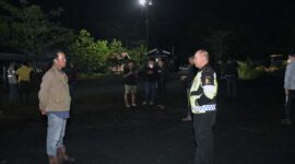 Polda Jambi Irjen Pol A Rachmad Wibowo Saat Memantau di di Pelabuhan Talang Duku. FOTO : Dhea