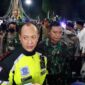 Komandan Korem 042/Gapu Brigjen TNI Supriono bersama Forkopimda Provinsi dan Kota Jambi laksanakan patroli peninjauan malam takbiran di Kota Jambi, Minggu (1/5/22) malam