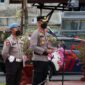 Kapolres Inhil AKBP Dian Setyawan Pimpin langsung Upacara Kenaikan Pangkat 63 Personil Polres Inhil, Sabtu (1/1/2022). FOTO : Arsyad