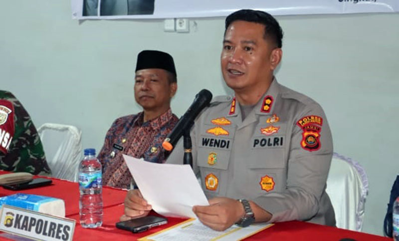 Kapolres Sarolangun, AKBP Wendi Oktariansyah. FOTO : VIRYZHA