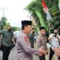 Kapolri Jenderal Listyo Sigit Prabowo bersama Mabinas PB PMII Mahbub Zaki saat bersilaturahmi ke kediaman Habib Umar Muthohar di Pondok Pesantren Al Madinah Cepoko, Gunungpati, Semarang, Sabtu (29/10/22).(KOMPAS.COM/Titis Anis Fauziyah)