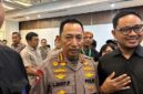 Kapolri Jenderal Listyo Sigit Prabowo memberikan keterangan pers terkait kesiapan Polri dalam memberantas praktik perjudian selama perhelatan Piala Dunia 2026, Jakarta, Juni 2026. Polri menegaskan akan menindak tegas para pelaku dan bandar judi melalui Satgas Anti-Mafia Bola. (Foto: Dok. Humas Polri)