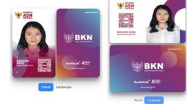 Cara Mudah Buat dan Cetak Kartu ASN Virtual. [GAMBAR : Kompas.com]