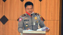 Kasat Lantas Polres Tanjab Barat IPTU Eko Sutoyo, SH