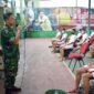 Acara Pengarahan kepada Peserta Seleksi Calon Tamtama TNI AD Gelombang I Tahun 2022 di Balai Prajurit Makorem 042/Gapu, Senin (7/3/22). FOTO : PENREM