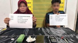 Sat Narkoba Polres Merangin Ditangkap Pria dan Wanita 44 Tahun. FOTO : HMS 