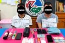 FOTO: Dua pria yang diamankan dalam pengungkapan dugaan kasus narkotika bersama sejumlah barang bukti yang disita petugas Satresnarkoba Polres Tebo. Barang bukti diduga berkaitan dengan perkara, Jumat (9/10/2026). (FOTO: ISTIMEWA)