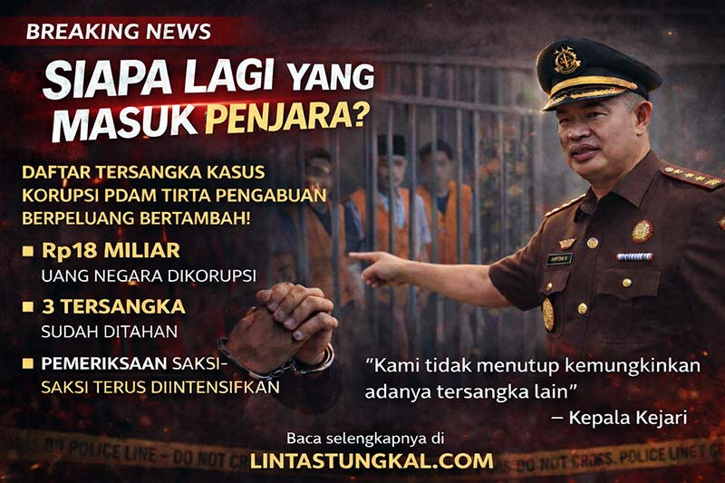 Pernyataan Kunci: Kepala Kejari Tanjab Barat menegaskan bahwa pihak kejaksaan tidak menutup kemungkinan adanya tersangka lain di luar tiga orang yang sudah ditahan. (FOTO : Dok. Istimewa/LT)