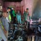 Tampak Personel Polsek Tungkal Ulu dan Baninsa Berada di Lokasi Kebakaran. FOTO : Polsek TU