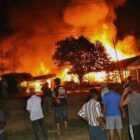 Kebakaran di Kampung Nelayah 4 Rumah Ludes 2 Rusak Berat
