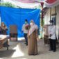 Bupati Muaro Jambi Hj. Masnah Busro, SE. M. Tr. IP Meninjau Langsung Pelaksanaan  Pilkades Serentak Kabupaten Muaro Jambi  Tahun 2022, Senin, (28/03/22). FOTO : Ist