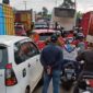 Warga Jambi Terus Dihantui Kemacetan Akibat Akngkutan Batu Bara. FOTO : Ist/Kjk