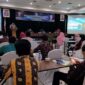 Kepala Kantor Wilayah Kementerian Agama Provinsi Jambi, H. Zoztafia membuka workshop Penyusunan Laporan Keuangan Berbasis PSAK Tahun 2022, Rabu (09/02/22). FOTO : Kemenag