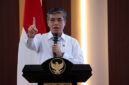 Menteri Ketenagakerjaan Yassierli memberikan keterangan pers terkait penerbitan Permenaker Nomor 7 Tahun 2026 di Jakarta, Kamis (30/4/2026).  (FOTO : Dok. Biro Humas Kemenaker)