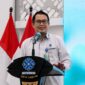 Direktur Jenderal Pembinaan Pelatihan Vokasi dan Produktivitas (Binalavotas) Kemnaker, Darmawansyah, memberikan keterangan pers terkait pembukaan pendaftaran Program Pemagangan Jepang dan Pelatihan Kaigo di platform Skillhub Kemnaker. (FOTO : Dok. Kemnaker)