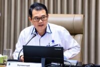 Dirjen Pembinaan Pelatihan Vokasi dan Produktivitas (Binalavotas) Kemnaker, Darmawansyah, memberikan keterangan terkait kesiapan peserta dalam pelaksanaan Program Pemagangan Nasional (MagangHub) Batch 2 Angkatan II Tahun 2026 di Jakarta. (Foto: Dok. Humas Kemnaker)