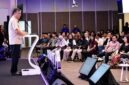 Menteri Ketenagakerjaan (Menaker) Yassierli memberikan sambutan dan arahan di hadapan para peserta saat menghadiri Peluncuran Program XLSMART Future Ready di Jakarta. (FOTO : Dok. Biro Humas Kemnaker)