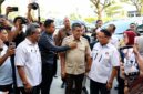 Sinergi Pemerintah dan Buruh: Menteri Ketenagakerjaan Yassierli saat disambut oleh jajaran pengurus KSPN pada pembukaan Rapimnas KSPN di Majalengka, Jawa Barat, Jumat (26/6/2026). (Foto: Dok. Kemnaker)