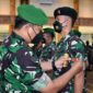 Komandan Korem 042/Gapu Brigjen TNI Supriono Memimpin Korps Kenaikan Pangkat Anggota Korem 042/Gapu periode 1 April 2022
