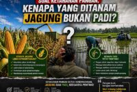 Editorial: Soal Ketahanan Pangan, Kenapa yang Ditanam Jagung Bukan Padi? (FOTO : Dok. Istimewa/LT)