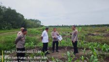 Kunjungan Supervisi Ketahanan Pangan dan Lokasi SPPG Polda Jambi ke Polres Tanjab Barat. FOTO : MHS