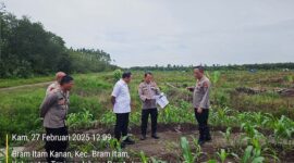 Kunjungan Supervisi Ketahanan Pangan dan Lokasi SPPG Polda Jambi ke Polres Tanjab Barat. FOTO : MHS