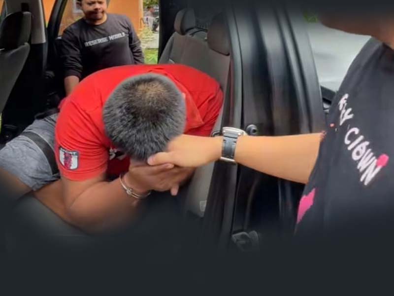 Polisi Amankan Sekorang Terduga Pelaku Pembunuhan anggota Polisi di Jambi bernama Aipda Hendra M. Utama. (FOTO : Tangkapan Layat TT)