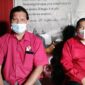 Ketua DPC PDIP Tanjab Barat, Mulyani Siregar (Kiri) H. Abdullah, SE Ketua DPRD Tanjab Barat (Kanan). FOTO : Eko