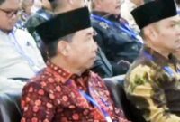 Ketua DPRD Tanjab Barat Hamdani, SE Saat Hadiri Seminar Peningkatan Kapasitas Anggota DPRD Kabupaten/Kota Se Provinsi Jambi. FOTO : HMS