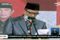 FOTO : Ketua KPU Tanjab Barat Hairuddin, S.Sos